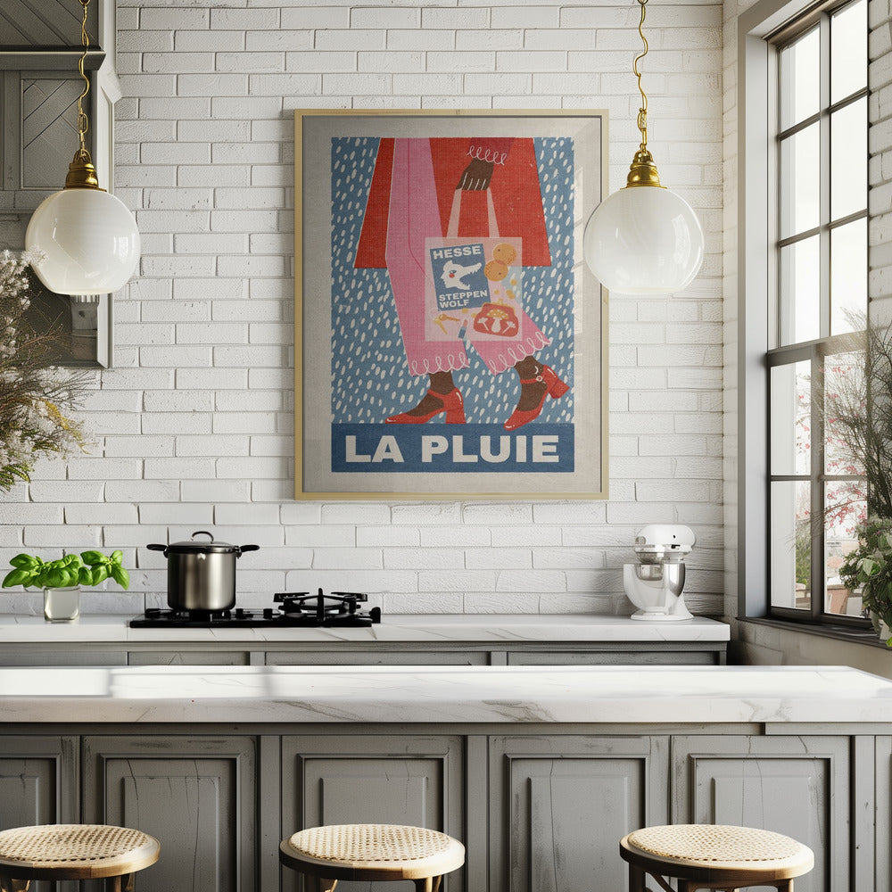 La Pluie French Style Poster