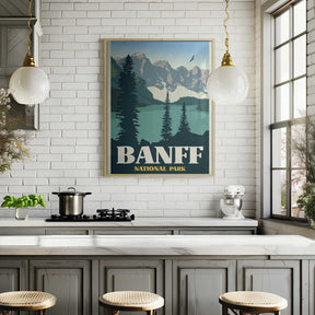 Banff National Park Travel Print Poster
