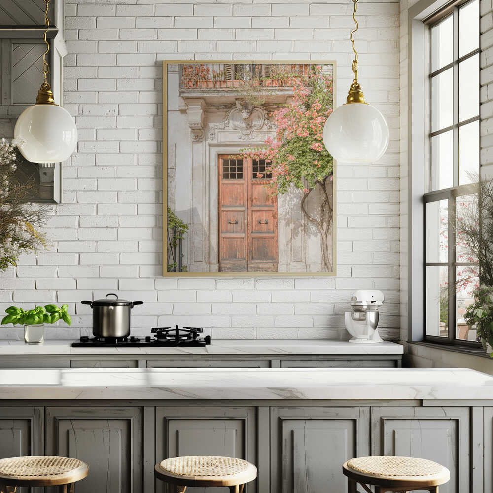 Floral Entry Poster
