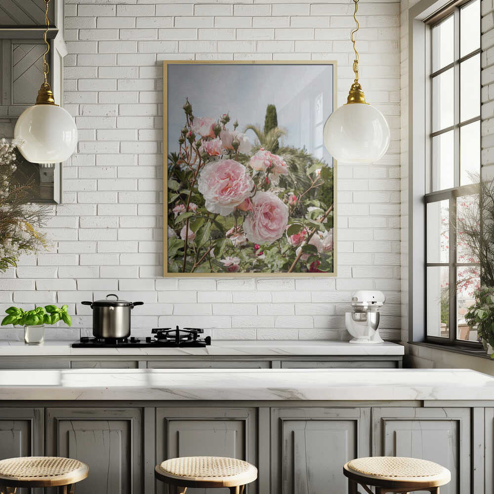 Garden Roses Poster