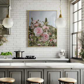 Garden Roses Poster