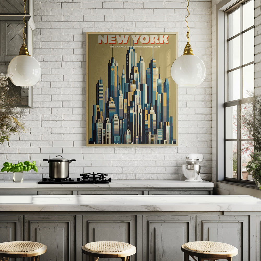 New York Skyline Poster