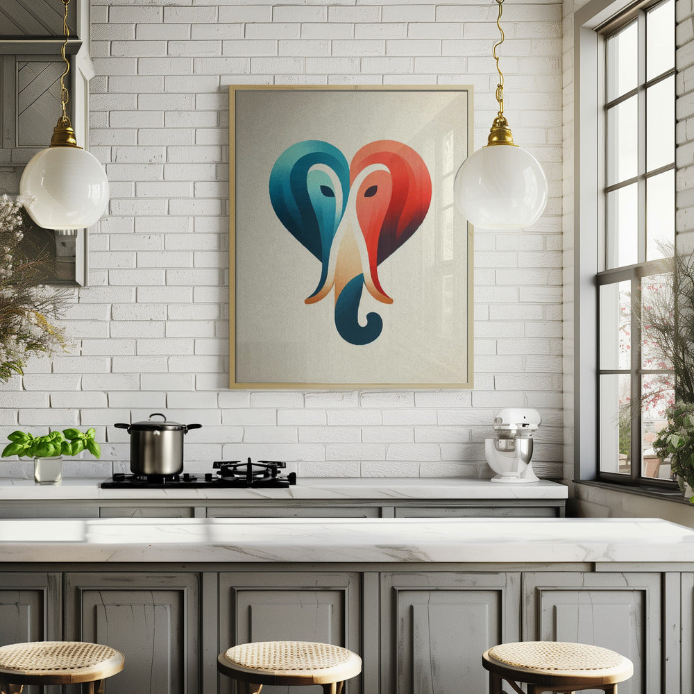 Elephant heart Poster