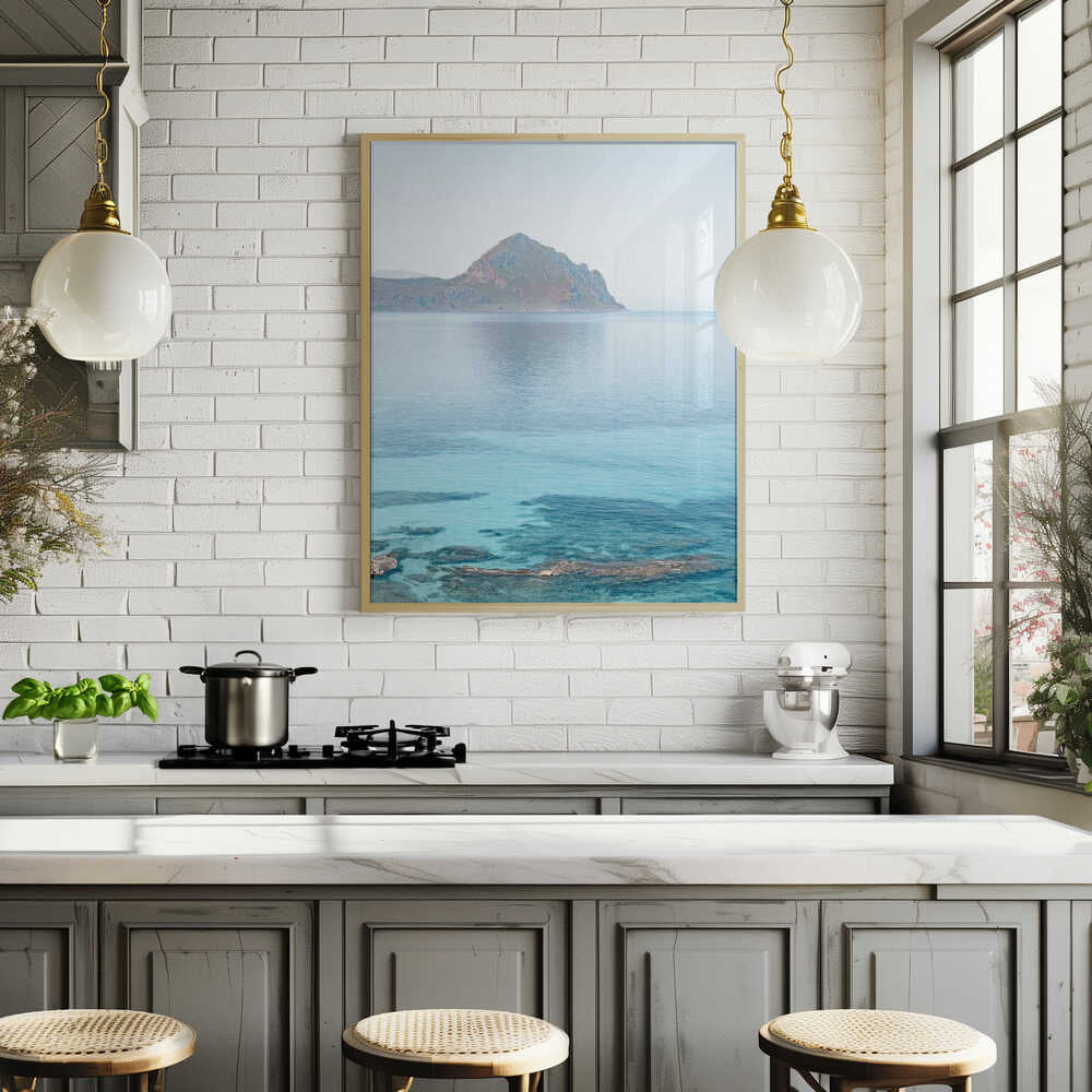 Rocks at the coast Poster