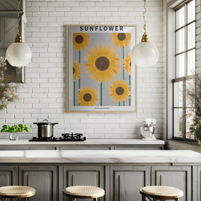 Sunflower - National flower och Ukraine Poster