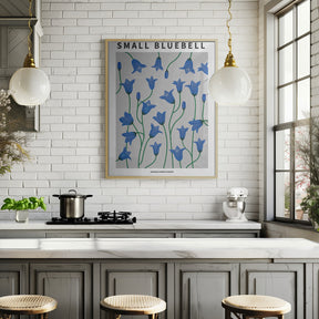 Small Bluebell - National flower of Sweden Poster