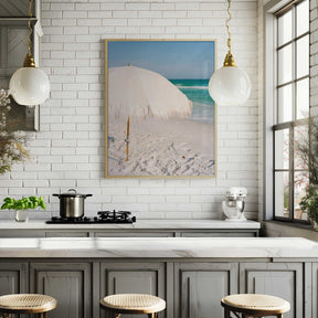 Beach Umbrella Poster