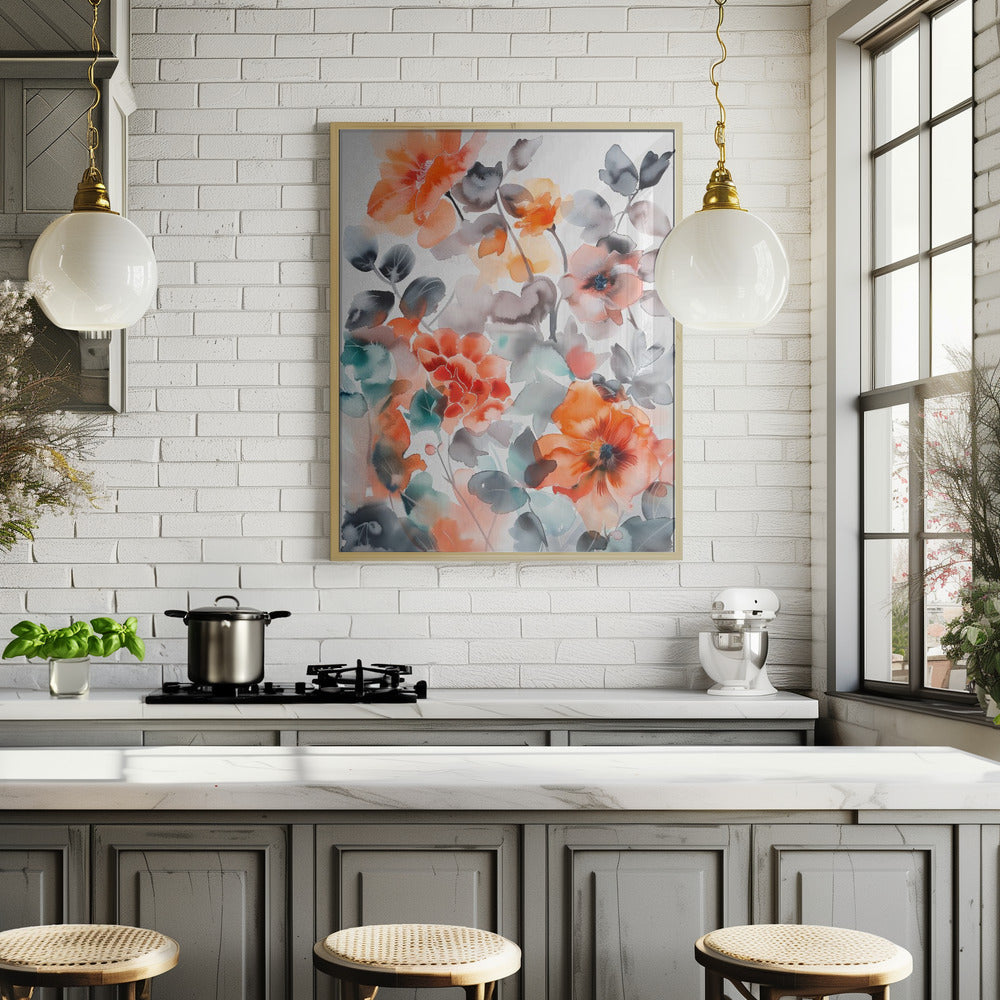 Watercolor Floral No. 2 Poster