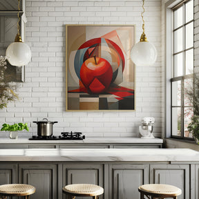 The Abstract Apple Poster