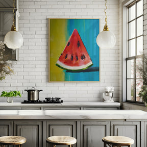 Watermelon Slice Poster