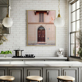 Bologna in Pink | Italy travel photography Poster