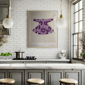 Purple Caftan Elegance Poster