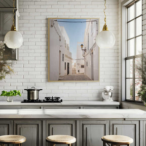 The White town of Vejer de La Frontera Poster