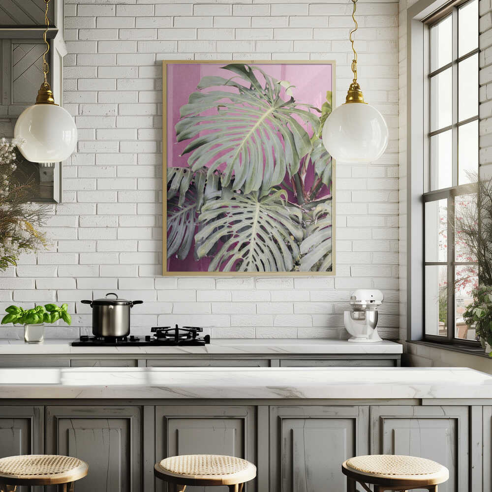 Monstera leaf La Muralla Poster