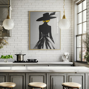 The Lady In the Black Hat Poster