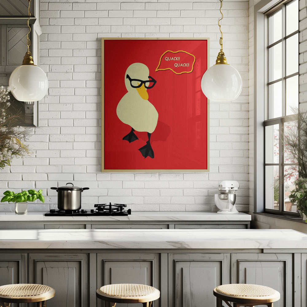 Dapper Duck Poster