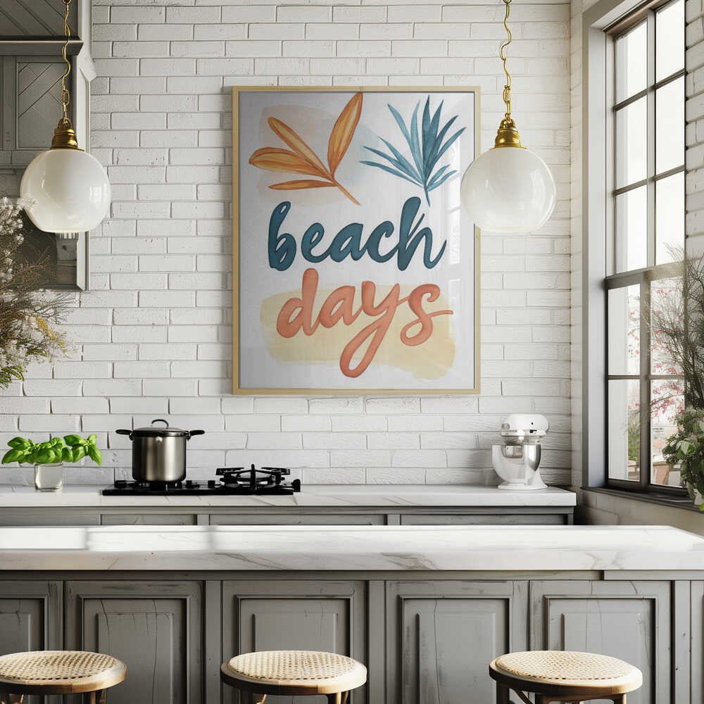 Sandy Serenity Poster
