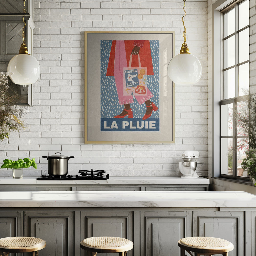 La Pluie French Style Poster