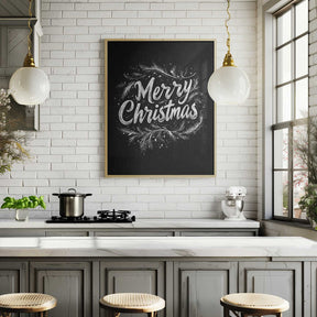 Holiday Chalk Wishes Poster