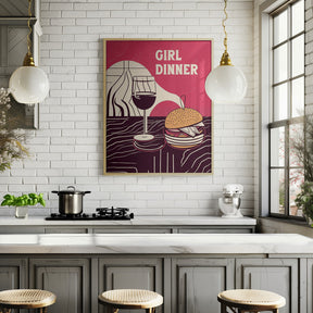 Girl Dinner No 3 Poster