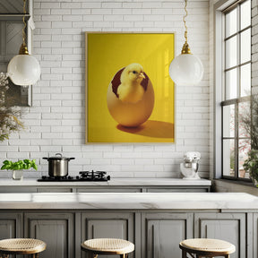 Yellow Chicken Poster