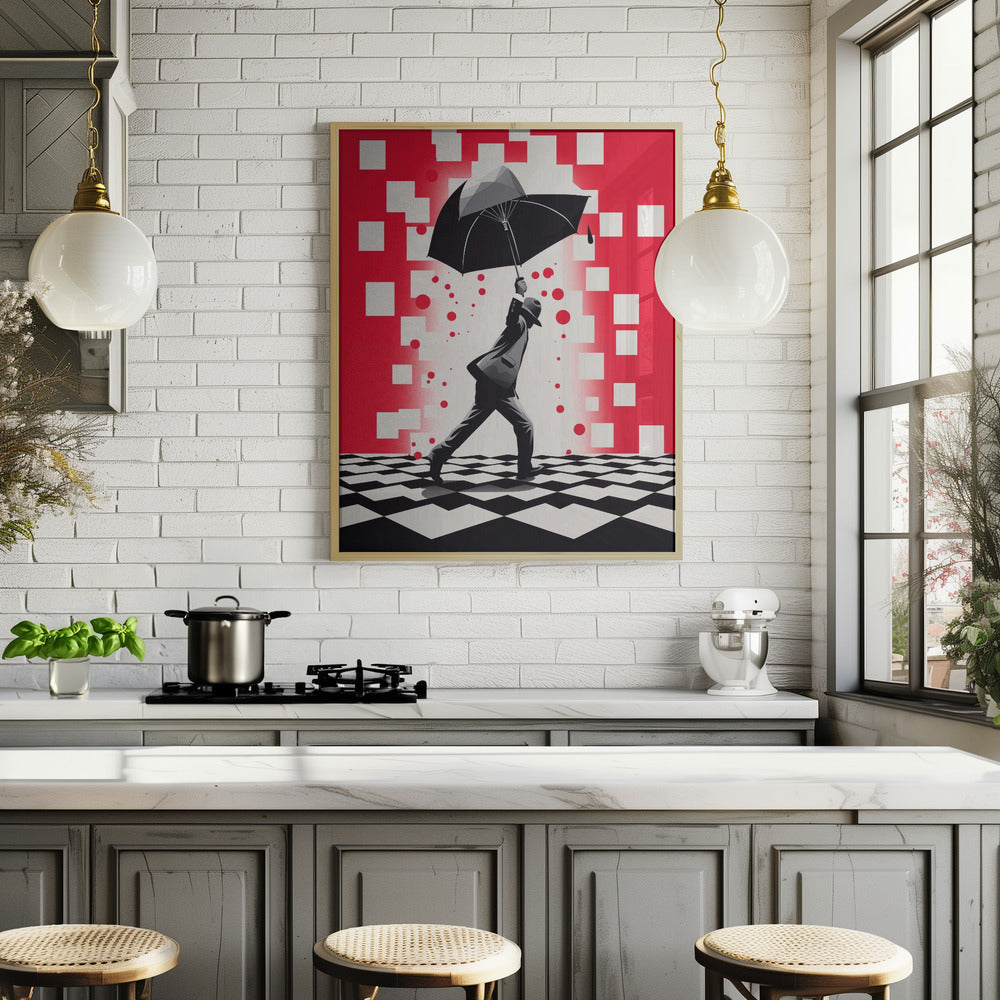 Umbrella Man Poster