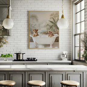 Jungle Lion Soak Poster