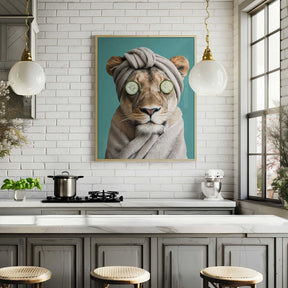 Luxury Lioness Poster