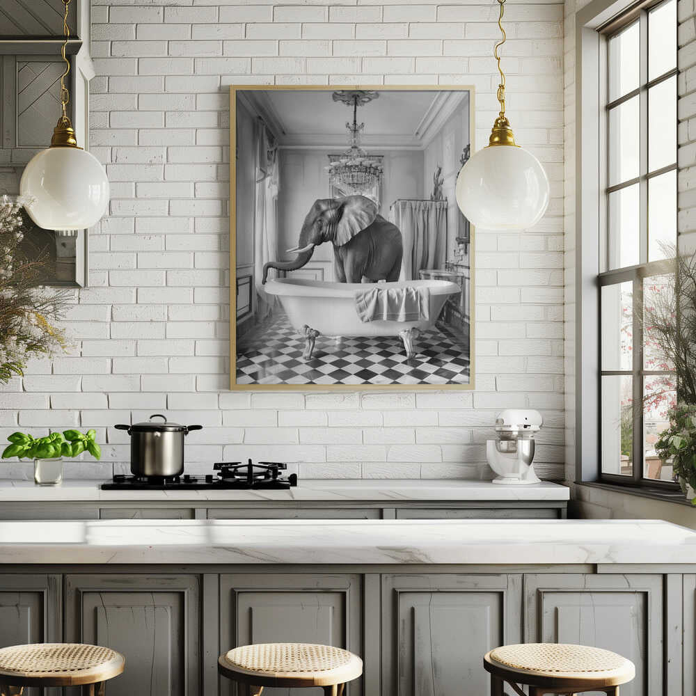 A Bathroom Occupied Poster