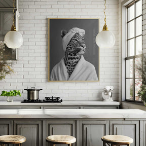 Lady Leopard Spa Day Poster