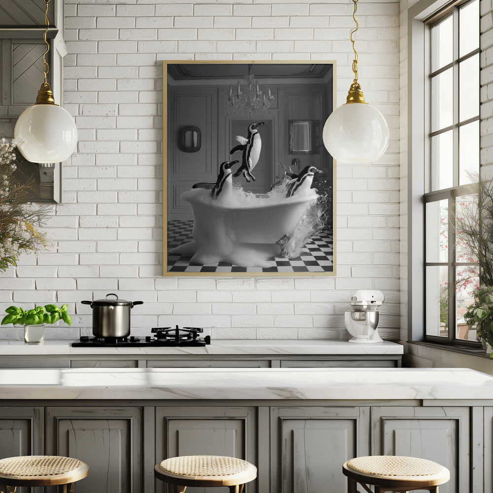 Penguin Party Poster