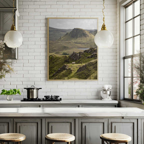 Quiraing Landscape on Scotland's Isle of Skye Poster