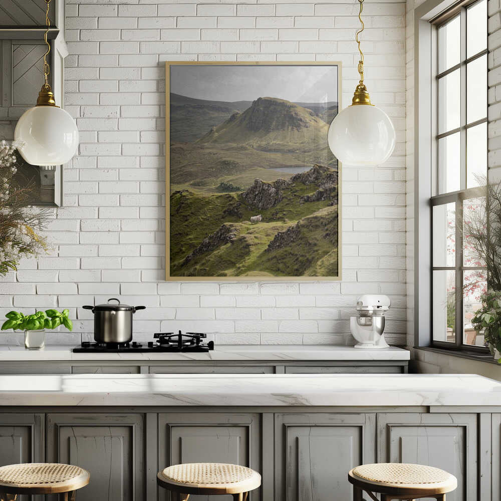 Quiraing Landscape on Scotland's Isle of Skye Poster
