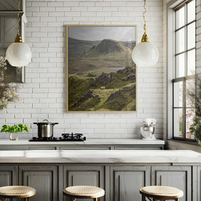 Quiraing Landscape on Scotland's Isle of Skye Poster