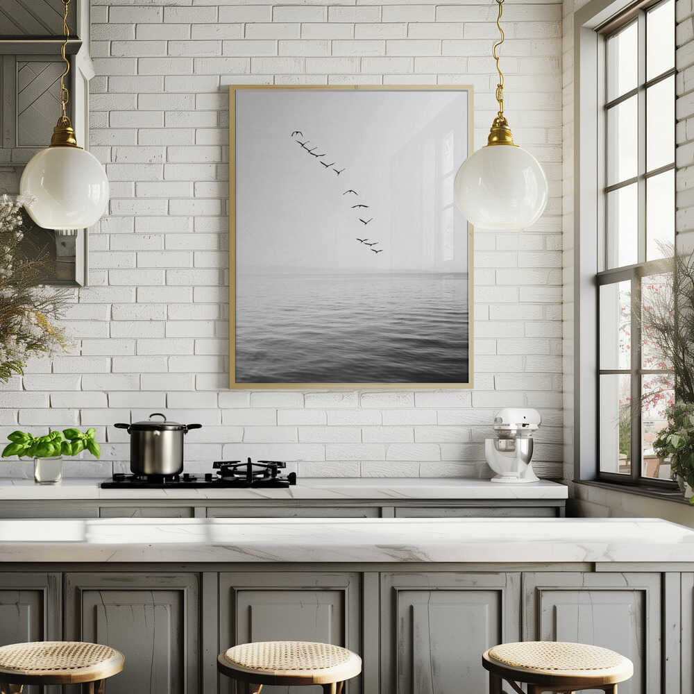 Flying Birds Poster