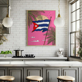 The Cuban Flag Poster