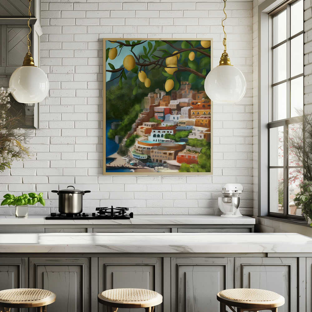 Lemon Coast Vistas Poster