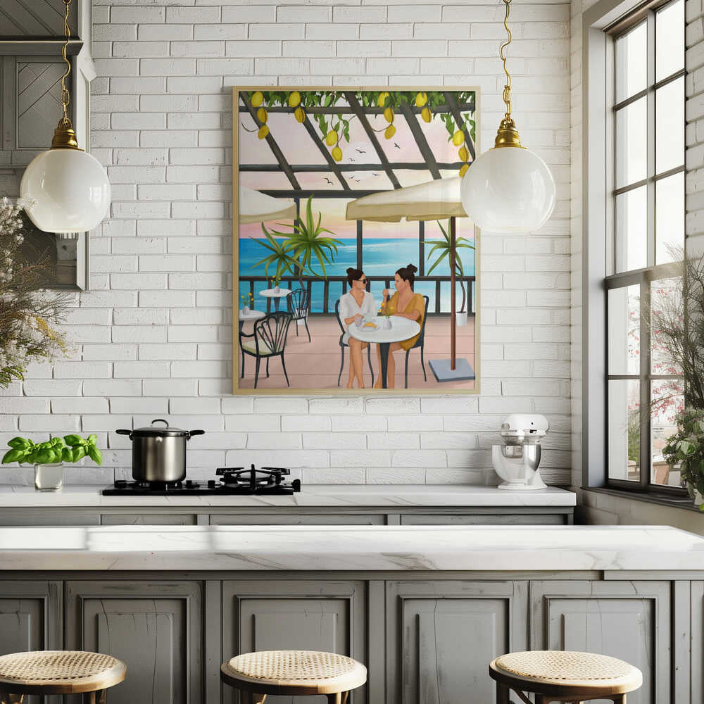 Beneath the Lemon Canopy Poster