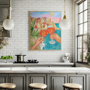 Aperol Sunset Poster