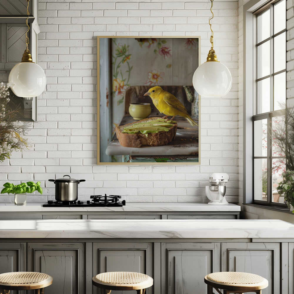 Avocado Breakfast Poster