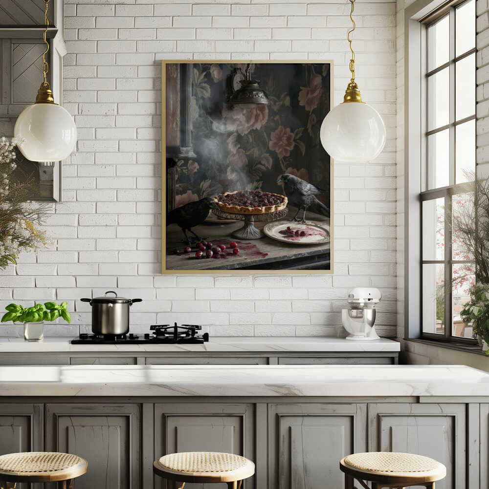 Cherry Pie Crow Poster