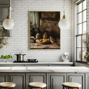 Golden Crumb Delight Poster