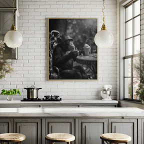 Chimp’s Ice Cream Break Poster