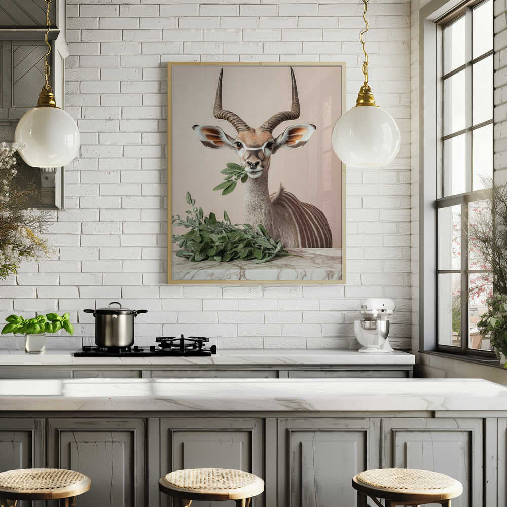 Kudu Herbivore Bliss Poster