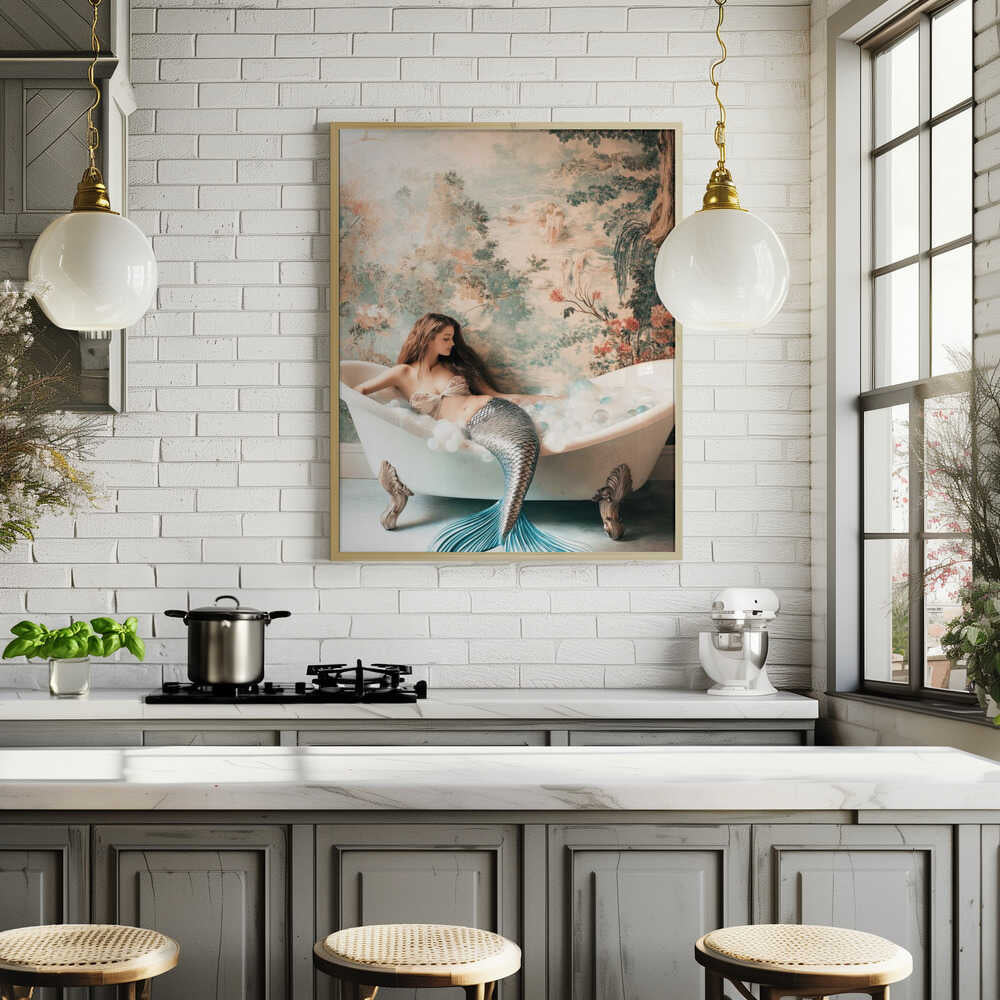 Bubbles & Moonlight Poster