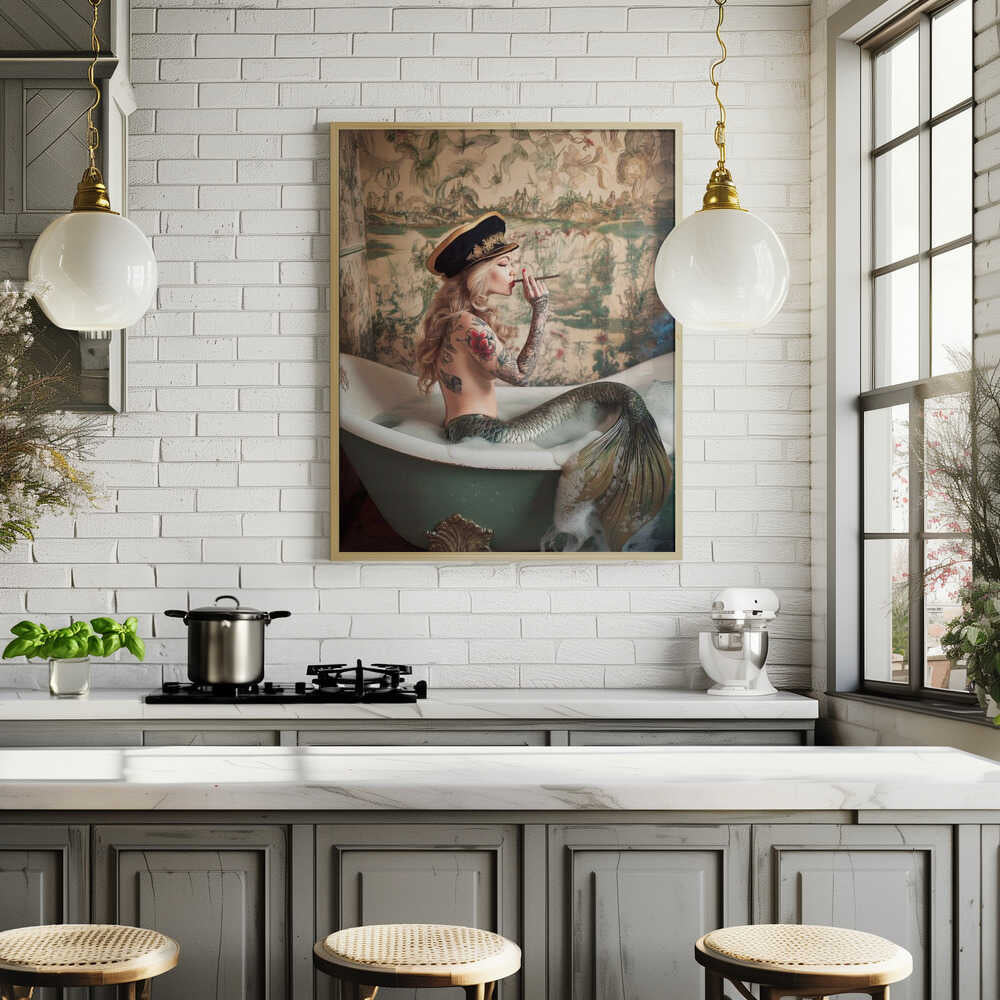 Velvet Smoke Siren Poster