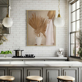 Palm Leaf Decoration Poster