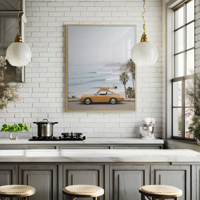 Porsche Coast Poster