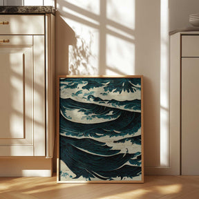 Turbulent Waves Poster