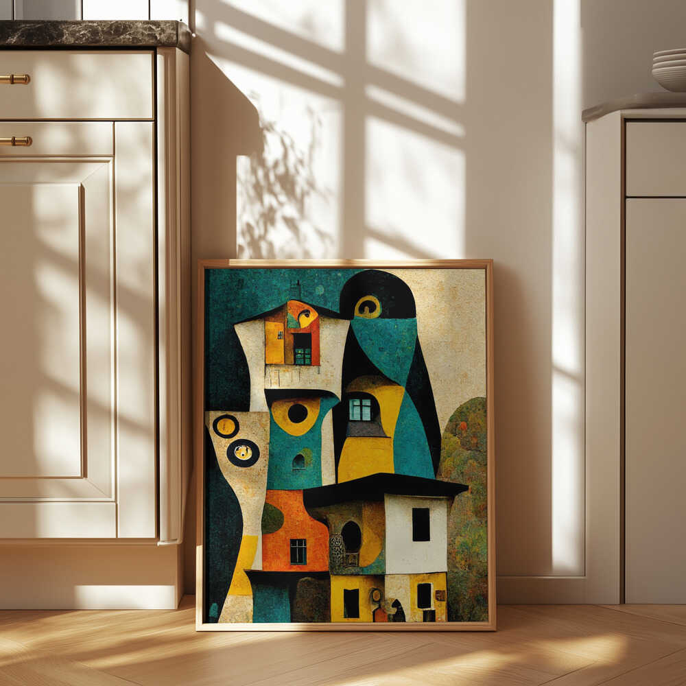 Whimsical Dwellings Poster